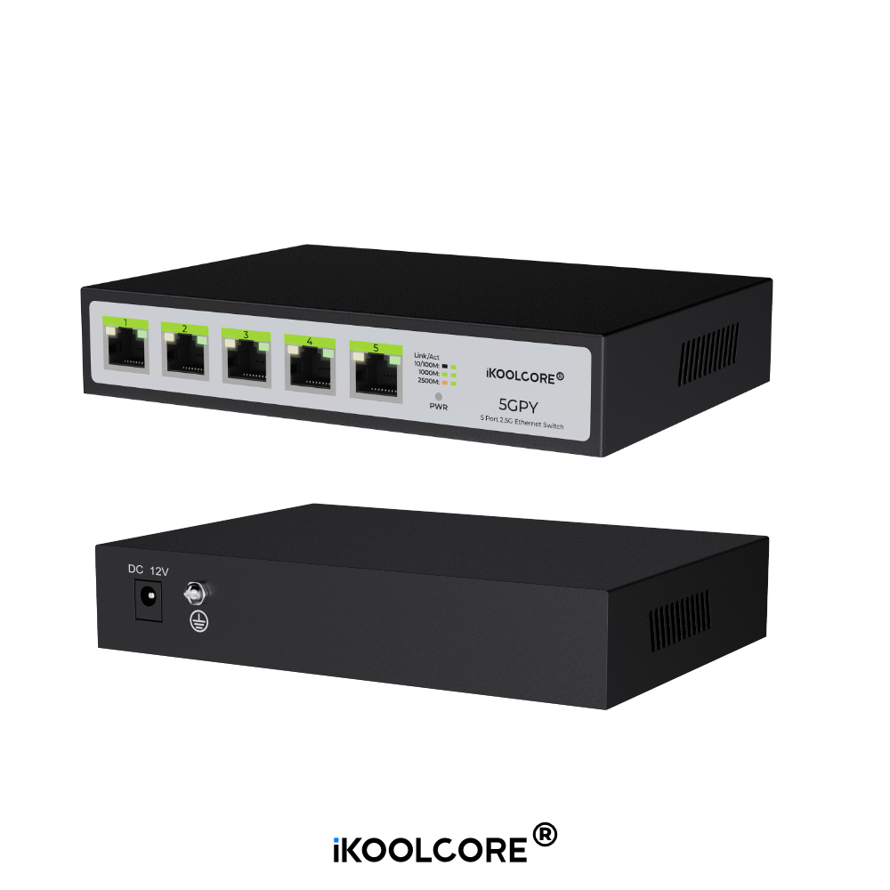  CyberData 2-Port PoE Gigabit Switch - 2 Ports - 2 x POE+ -  10/100/1000Base-T - PoE Ports - Desktop : Electronics