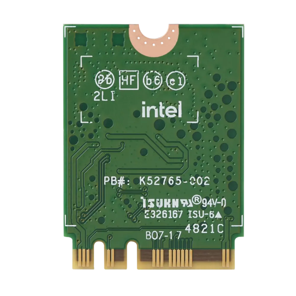 Intel Wi-Fi 6E AX210, MediaTek MT7922 M.2 E-Key Module, Supports Windows 10/11 64-bit, Google Chrome OS, and Linux