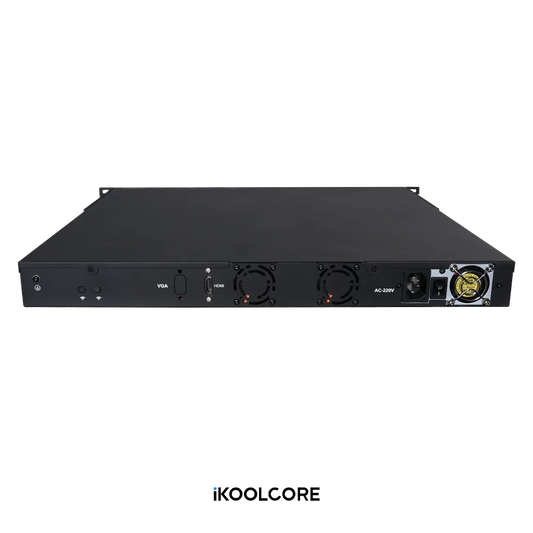 F6410 - 1U Rack-mounted Server Equipped with 6 x 2.5G RJ45 Network Ports and 4 x 10G SFP+ Ports with Intel X710 Chips