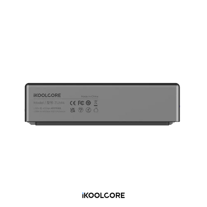 IKOOLCORE USB4 40Gbps Portable NVMe SSD Enclosure with Aluminum Heat Sink